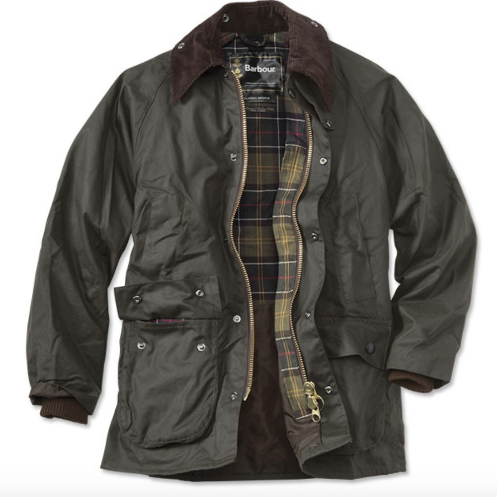 Navy Barbour Bedale